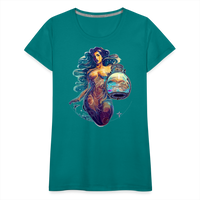 Thumbnail for Women’s Mythical Aquarius Premium T-Shirt - teal