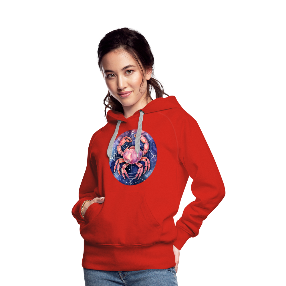 Women’s Mythical Cancer Premium Hoodie - red