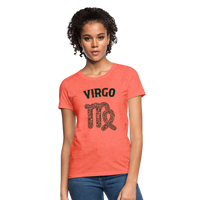 Thumbnail for Women's Power Words Virgo T-Shirt - heather coral