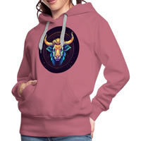 Thumbnail for Women’s Magic Taurus Premium Hoodie - mauve