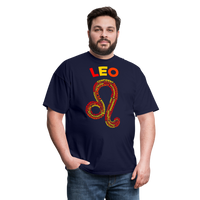 Thumbnail for Men's Power Words Leo Classic T-Shirt - navy