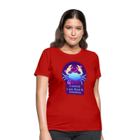 Thumbnail for Women's Neon Cancer T-Shirt - red