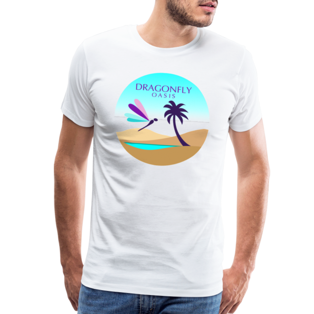 Men's Dragonfly Oasis v.2 Premium T-Shirt - white