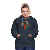 Thumbnail for Women's Power Words Aries Premium Hoodie - navy