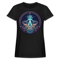 Thumbnail for Women's Mystic Aquarius Relaxed Fit T-Shirt - black