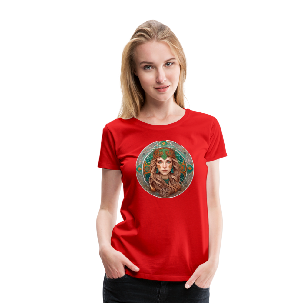 Women’s Mythical Virgo Premium T-Shirt - red