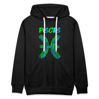 Thumbnail for Men's Power Words Pisces Premium Hoodie - charcoal grey