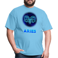 Thumbnail for Men's Stellar Aries Classic T-Shirt - aquatic blue