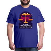 Thumbnail for Men's Glow Libra Premium T-Shirt - royal blue