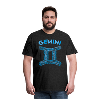 Thumbnail for Men's Power Words Gemini Premium T-Shirt - charcoal grey