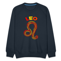 Thumbnail for Men's Power Words Leo Premium Sweatshirt - navy