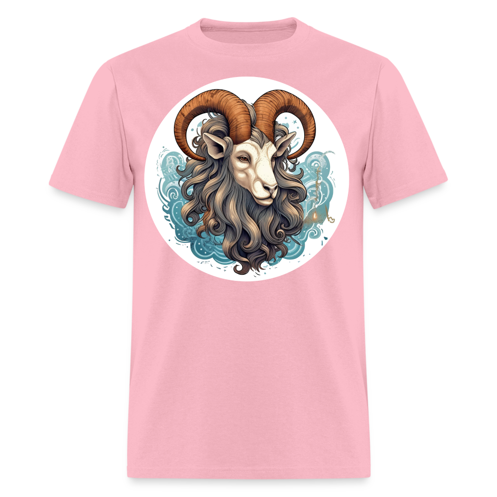 Men's Symbol Capricorn Classic T-Shirt - pink