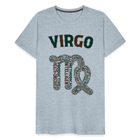 Thumbnail for Men's Power Words Virgo Premium T-Shirt - heather ice blue