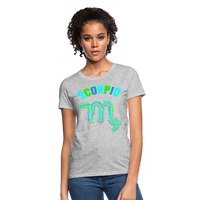 Thumbnail for Women's Power Words Scorpio T-Shirt - heather gray