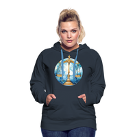 Thumbnail for Women’s Mythical Libra Premium Hoodie - navy