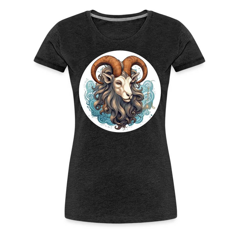 Women’s Symbol Capricorn Premium T-Shirt - charcoal grey