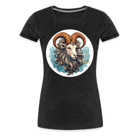 Thumbnail for Women’s Symbol Capricorn Premium T-Shirt - charcoal grey