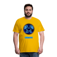 Thumbnail for Men's Gemini Premium T-Shirt - sun yellow