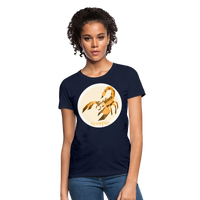 Thumbnail for Women's Mosaic Scorpio T-Shirt - navy