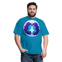 Thumbnail for Men's Magic Gemini Classic T-Shirt - turquoise