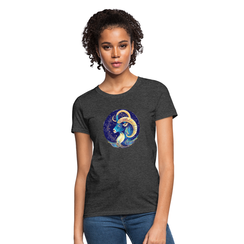 Women's Mythical Capricorn T-Shirt - heather black