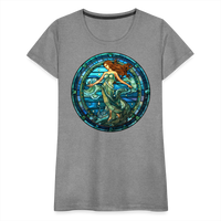 Thumbnail for Women’s Mosaic Aquarius Premium T-Shirt - heather gray