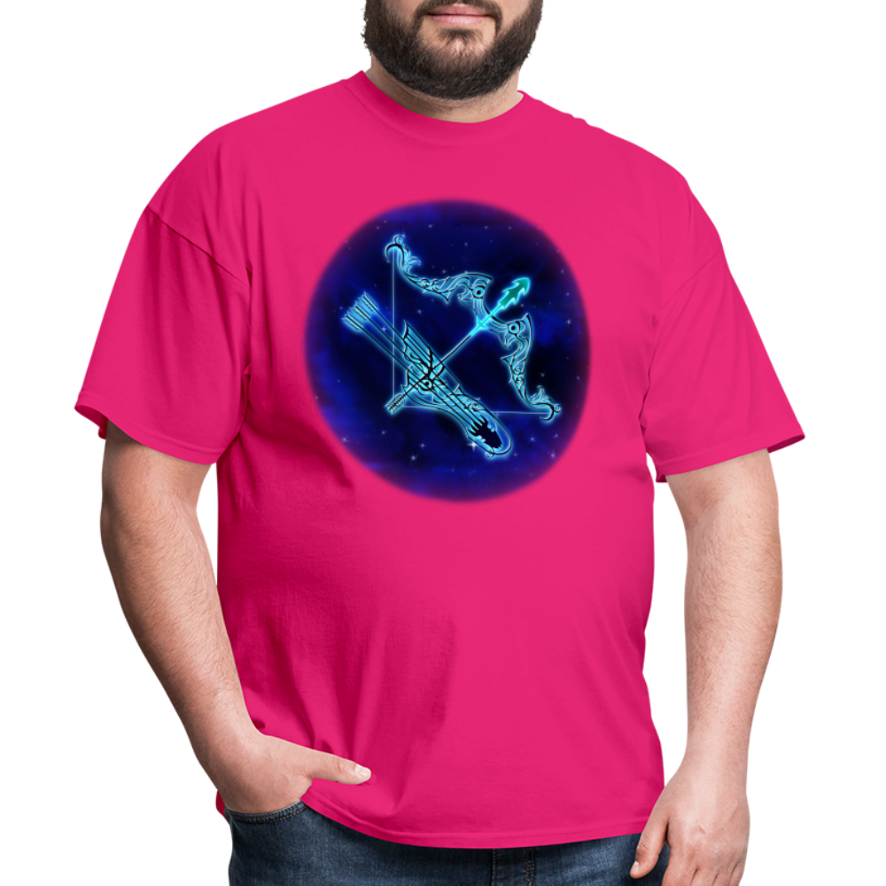 Men's Stellar Sagittarius Classic T-Shirt - fuchsia