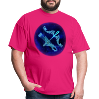 Thumbnail for Men's Stellar Sagittarius Classic T-Shirt - fuchsia