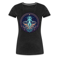 Thumbnail for Women’s Mystic Aquarius Premium T-Shirt - charcoal grey