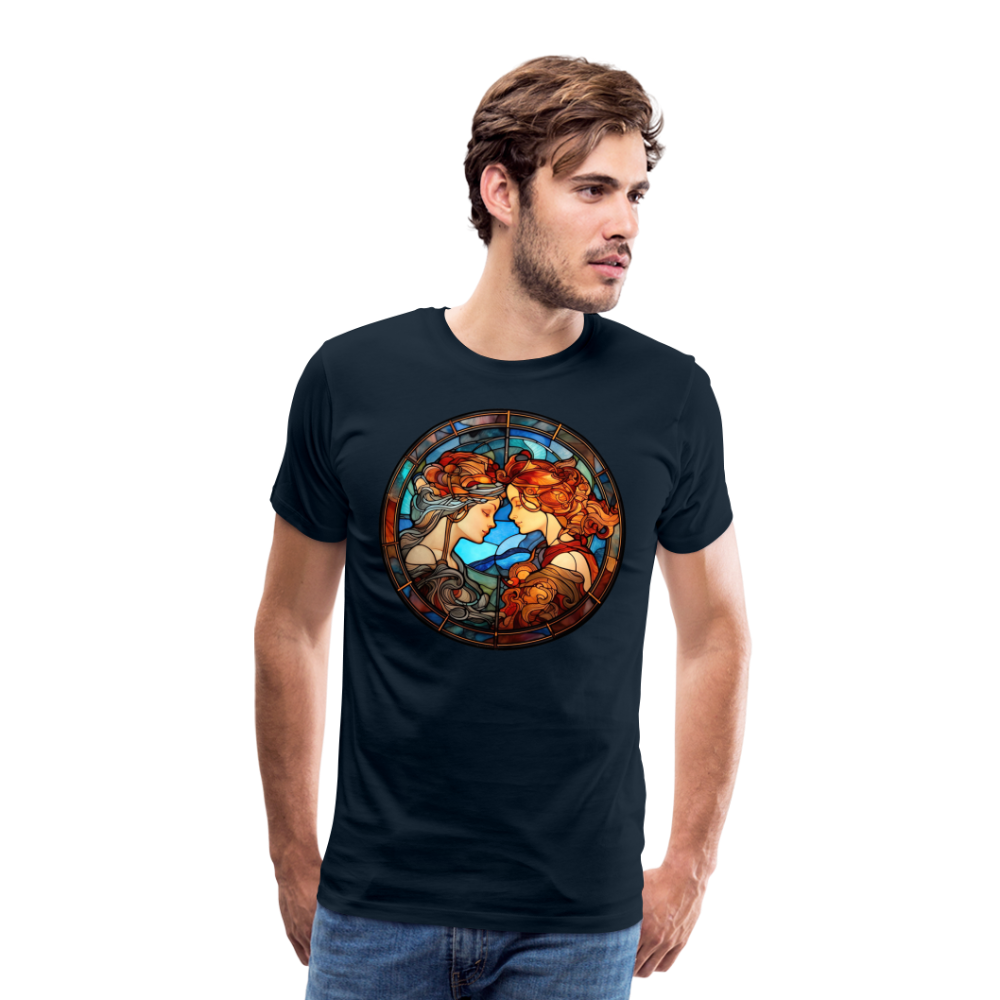 Men's Mosaic Gemini Premium T-Shirt - deep navy