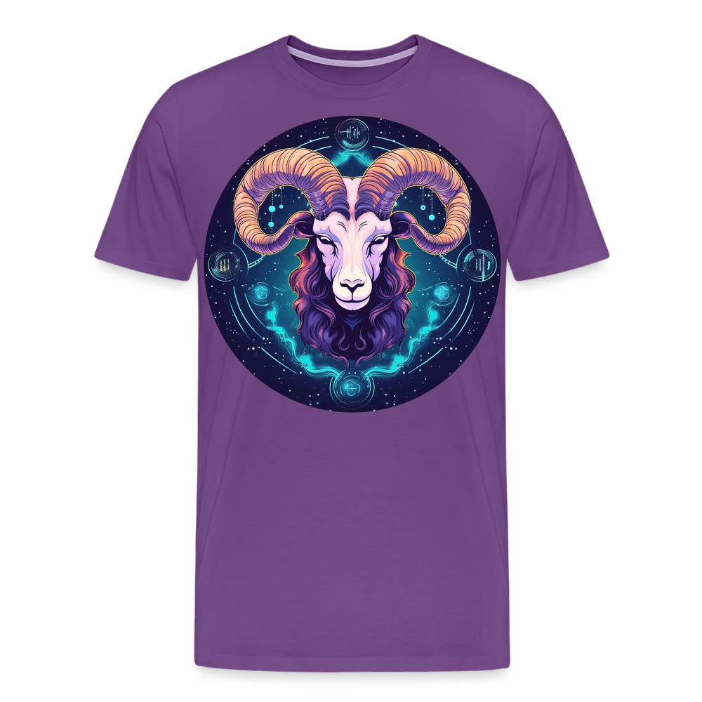 Men's Magic Capricorn Premium T-Shirt - purple