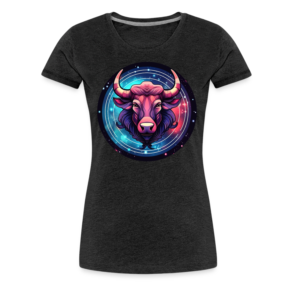 Women’s Mystic Taurus Premium T-Shirt - charcoal grey