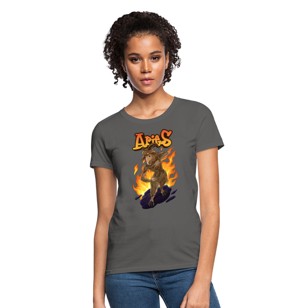 Women's Aries Narihndrab T-Shirt - charcoal