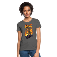 Thumbnail for Women's Aries Narihndrab T-Shirt - charcoal