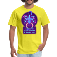 Thumbnail for Men's Neon Scorpio Classic T-Shirt - yellow