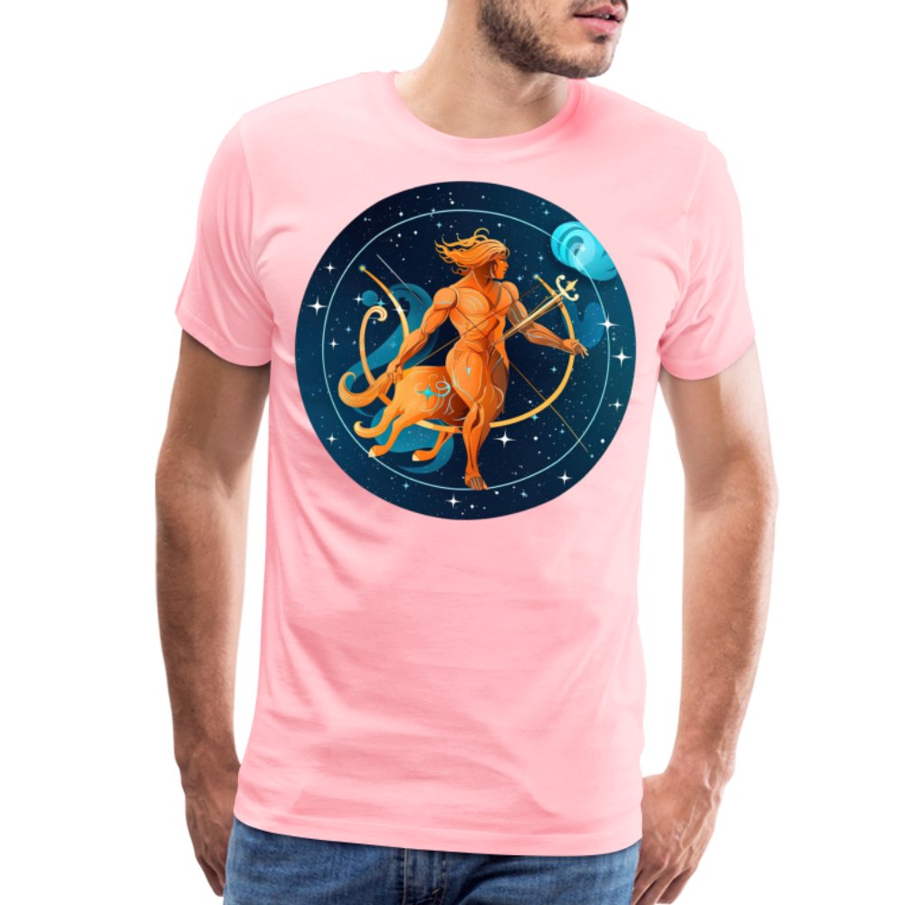 Men's Mythical Sagittarius Premium T-Shirt - pink