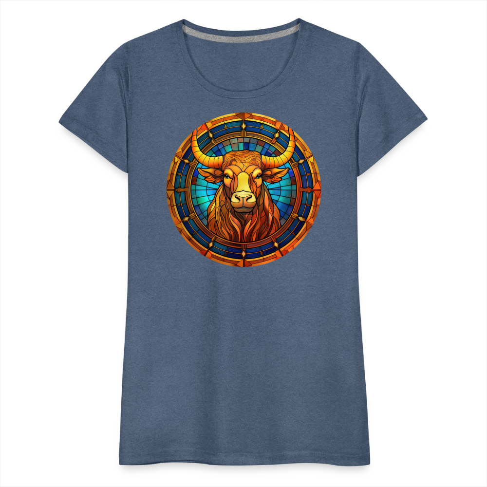 Women’s Mosaic Taurus Premium T-Shirt - heather blue