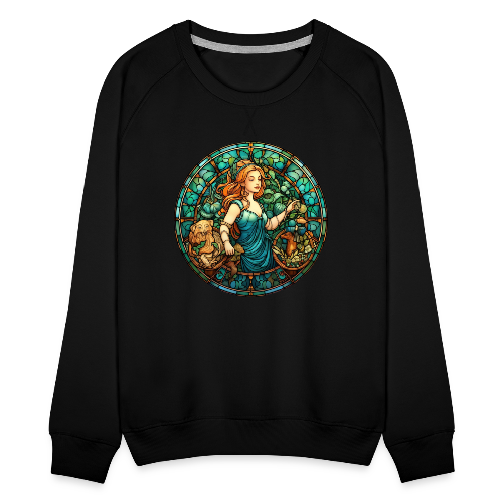 Women’s MosaicVirgo Premium Sweatshirt - black