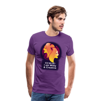 Thumbnail for Men's Glow Gemini Premium T-Shirt - purple