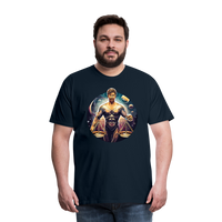 Thumbnail for Men's Mythical Libra Premium T-Shirt - deep navy