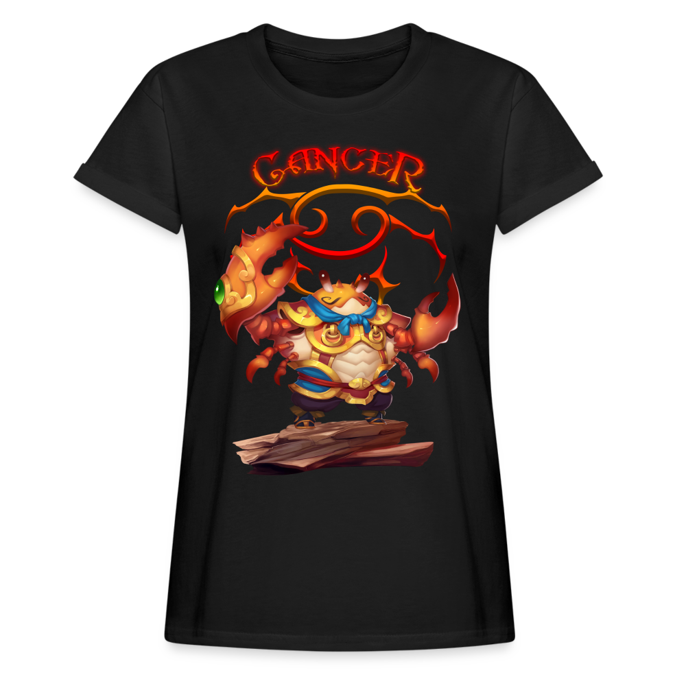 Women's Astral Cancer Relaxed Fit T-Shirt - black