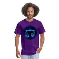 Thumbnail for Men's Stellar Libra Classic T-Shirt - purple