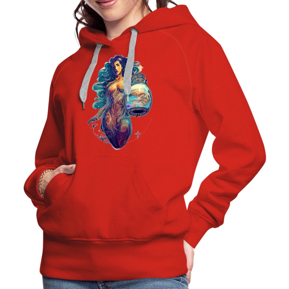 Women’s Mythical Aquarius Premium Hoodie - red