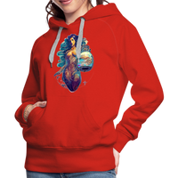 Thumbnail for Women’s Mythical Aquarius Premium Hoodie - red