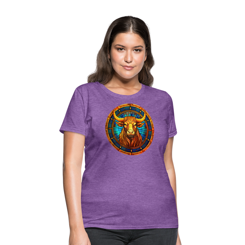 Women's Mosaic Taurus T-Shirt - purple heather