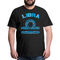 Thumbnail for Men's Power Words Libra Premium T-Shirt - charcoal grey