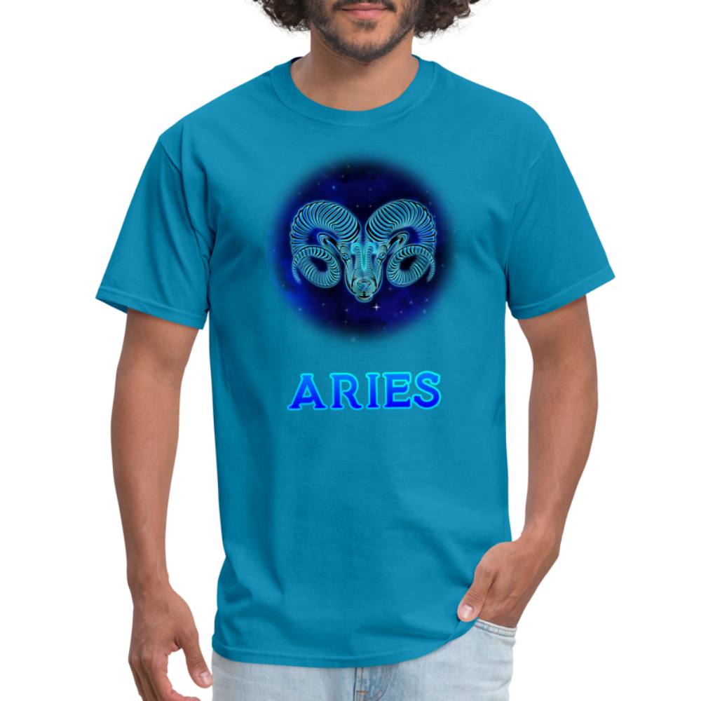 Men's Stellar Aries Classic T-Shirt - turquoise