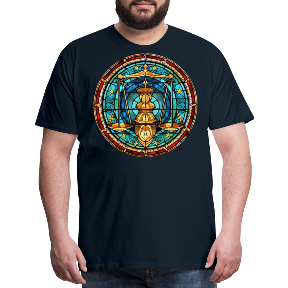 Men's Mosaic Libra Premium T-Shirt - deep navy