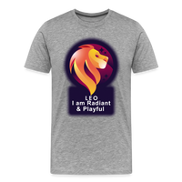 Thumbnail for Men's Glow Leo Premium T-Shirt - heather gray