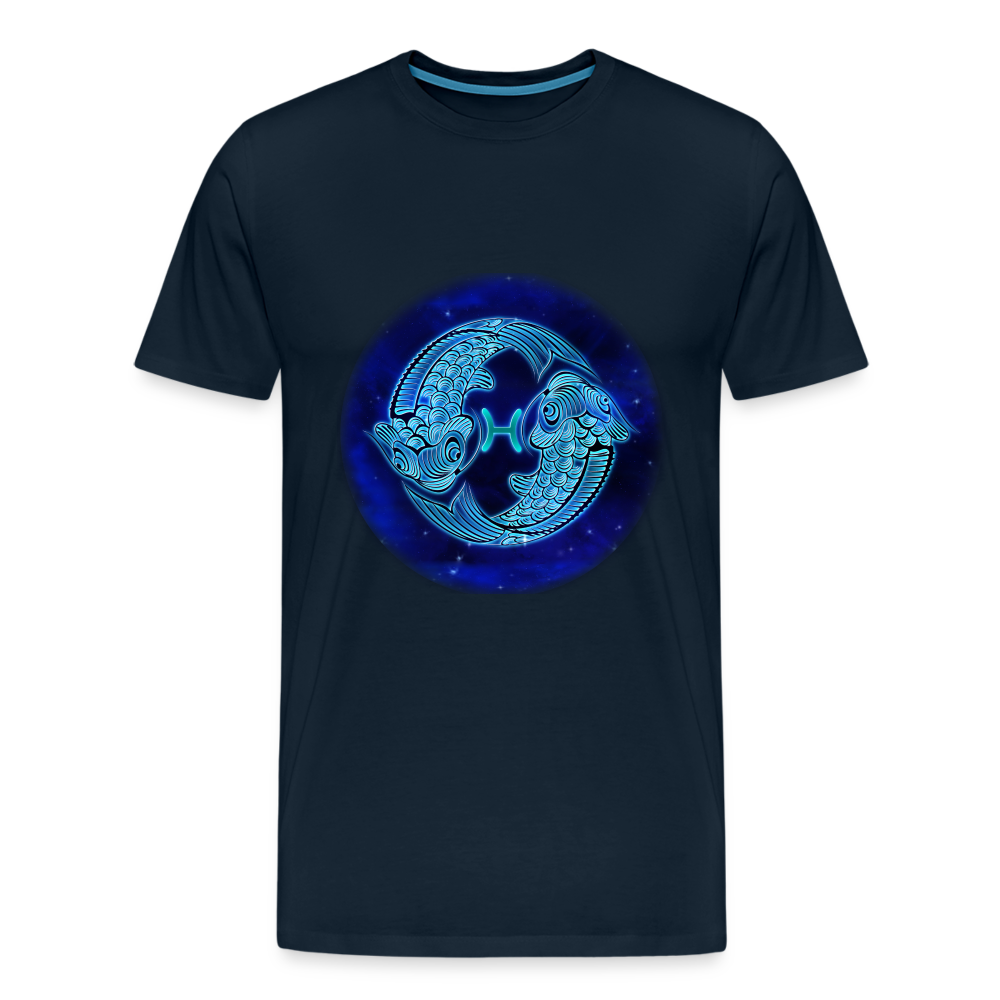 Men's Pisces Premium T-Shirt - deep navy